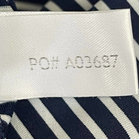 Straight Down‎ Golf Polo Shirt Mens M Blue Striped Embroidered Logo On Chest - Picture 10 of 12